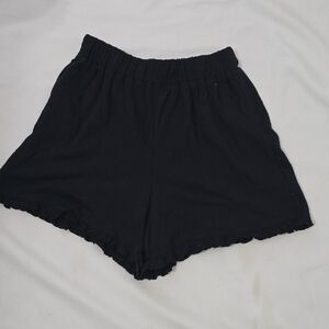 Free People Beach Black High Waist Shorts Xs